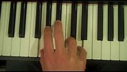 How To Play a Gsus4 Chord on Piano