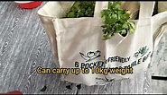 Eco-Friendly 6 pocket Vegetables carry bag by seedbasket