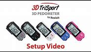 Setup Video for the 3DTriSport Pedometer by Realalt
