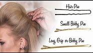 How To Use Bobby Pins and Hair Pins Correctly