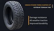 Venom Power Terra Hunter X/T XT All-Terrain Mud Light Truck Radial Tire-LT235/75R15 235/75/15 235/75-15 104/101S Load Range C LRC 6-Ply BSW Black Side Wall
