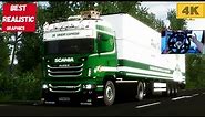 Scania R620 V8 Open Pipe |ETS2| |Realistic Driving |PNG GC-Alpha Preset| Bulgaria