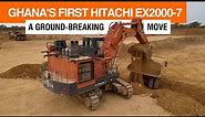 Ghana's first Hitachi EX2000-7 mining excavator sets the standard in mining