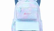 IvyH Rolling Backpack for Kids,Lightweight Breathable Roller Wheeled Backpacks for Girls Boys School Travel,Blue