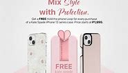 Stylish and Functional. Kate Spade Cases for iPhone 13 with FREE Kate Spade Phone Loop!