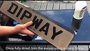 Dipway Tint Film - HOW TO INSTALL NUMBER PLATE TINT FILM! DIY tinted number plates
