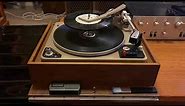 Vintage Garrard AT6 record player. Restored with MM cartridge.