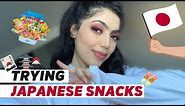 Trying JAPANESE snacks i got from Amazon! | Snack Haul | SAKURA Box Unboxing