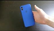 iPhone XS Max Silicone Case (Blue Horizon)