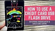 Instructional Video: How to Use Credit Card USB Drive