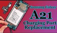 Samsung galaxy A21 charging port replacement | How to fix A21 Charging Port