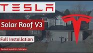 Tesla Solar Roof V3| Fastest Roof Install in Colorado