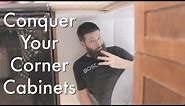 3 Simple Tips to Maximize Your Corner Cabinets. Magic Corners, Super Susans, Innovative Shelving.