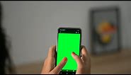 Mobile Smartphone Green Screen Mockup Stock Footage no copyright Full HD