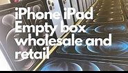 iPhone iPad MacBook iWatch empty box for sale wholesale and retail