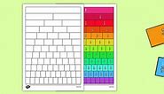Fractions Wall Cut and Stick Worksheet