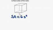 How to Find the Surface Area of a Cube