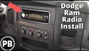2002 - 2005 Dodge Ram Radio Install