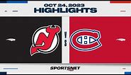NHL Highlights | Devils vs. Canadiens - October 24, 2023