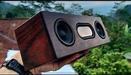 Making a Wooden Bluetooth Speaker Portable Using Simple Tools || DIY Bluetooth Speaker Wooden