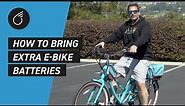 How to Bring EXTRA Electric Bike BATTERIES on Your Ride | E-Bike Questions