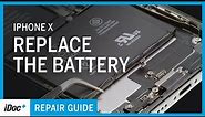 iPhone X – Battery replacement [repair guide including reassembly]