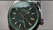 Rolex Milgauss "Green Crystal" 116400GV Rolex Watch Review