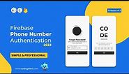 Flutter Firebase Phone Number OTP Authentication - Flutter Firebase 2023