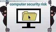 What is a Computer Security Risk? - Definition & Types