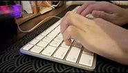 Apple a1243 magic keyboard typing test