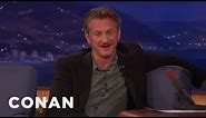 Sean Penn On His Oscars Green Card Joke | CONAN on TBS