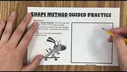 Shape Method Practice