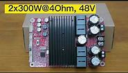 TPA3255 Stereo 300W Bluetooth V5.0 Amplifier Board BDM8 | Driving 500W Electric Stove