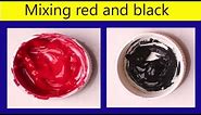 Mixing Red And Black Will Be Make What Color - Mix Poster Colors