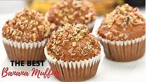 The Best Banana Nut Muffins Recipe Ever