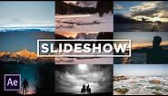 Creating a 3x3 Photo Slideshow Gallery Grid | After Effects Tutorial