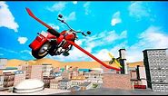 Flying Simulator Motorbike - Flying Bike Games - Gameplay Android free games