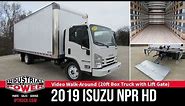 Dallas Box Trucks For Sale - 2019 Isuzu NPR HD 20ft Box Truck w/ Liftgate