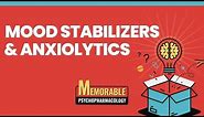 Mood Stabilizers and Anxiolytics Mnemonics (Memorable Psychopharmacology Lectures 5 & 6)