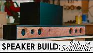 2.1 Soundbar System With Sub | DIY Speaker Build