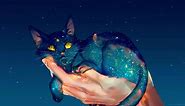 Galaxy Cat Live Wallpaper - MoeWalls