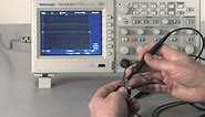 Tektronix Oscilloscope Used for Voltage Measurement - by Dave P.