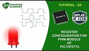 PWM Register configuration for PIC16F877A microcontroller