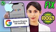 Google Search Engine not working on iPhone 2024 | Google not working on iphone