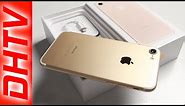 Unboxing iPhone 7 Gold VS iPhone 6s- Physical Features and Accessories