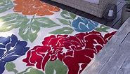 Tayse Rugs Oasis Floral Multi-Color 8 ft. x 10 ft. Indoor/Outdoor Area Rug OAS1501 8x10