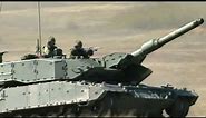 Canadian Army - Leopard 2A4M CAN Main Battle Tanks Live Firing + On The Move [720p]