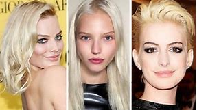 Best Hair Colors for Cool Skin Tones- Unnatural, Red, Ash Brown, Blonde  Blue Eyes Ideas