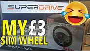 Superdrive SV200 Sim Racing Wheel Unboxing and First Impressions