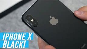 Black iPhone X Unboxing and First Impressions!